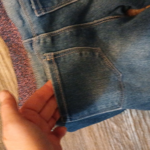 Squeeze Girls Unicorn Glitter Jeans. - Picture 6 of 9